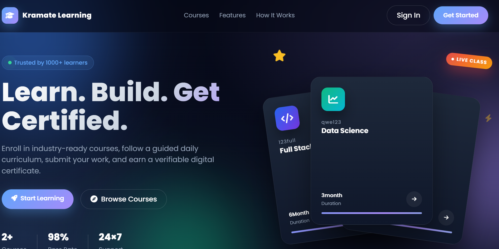 Online learning  Platform